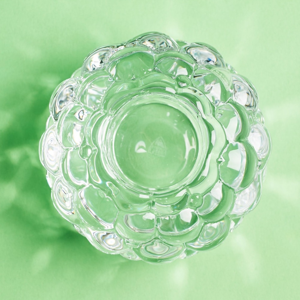 Orrefors Raspberry Votive